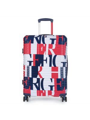 Buy Tommy Hilfiger Colorado Spring Branding Print Hard Luggage Cabin (S ...