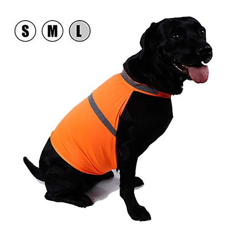 Dog Safety Reflective Vest - High Visibility for Outdoor Keep Dogs ...
