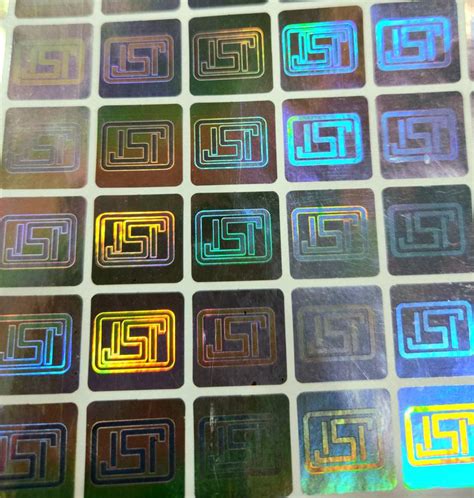 Jacklabels 1.8 cm ISI Mark Hologram Sticker 18mm X 18mm Silver Color ...