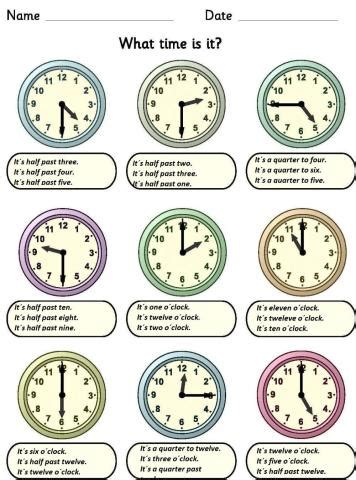 Image result for Time Worksheet Multiple Choice