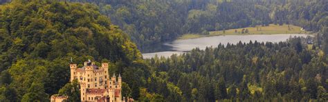 Download wallpaper forest, mountains, lake, castle, section landscapes ...