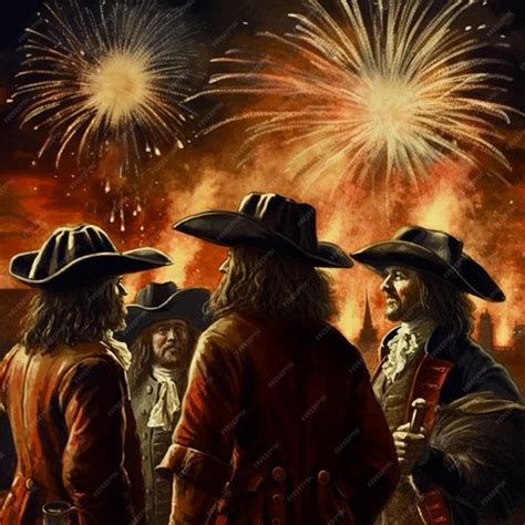 Premium AI Image | Remembering the british tradition of guy fawkes ...