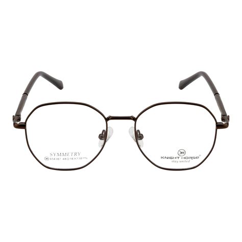 Classic Octagon Shape Eyewear | Sophisticated Brown Finish – SIA ...