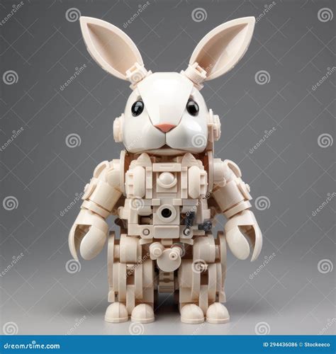 Lego Robot Bunny Prototype: a Fusion of Realism and Fantasy Stock Illustration - Illustration of ...