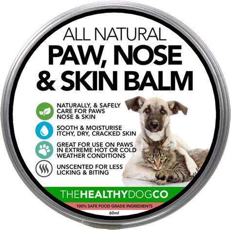 The Healthy Dog Co - Dog Paw Balm - Natural Paw Balm for Dogs - Dog ...