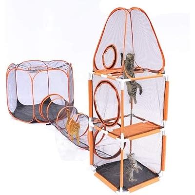 DAPU 3 in 1 Compound Pet Play House - 3-Levels of Jumping India | Ubuy
