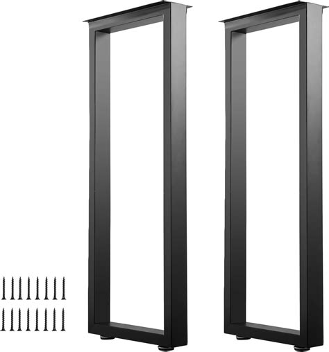 Amazon.com: ALLCOS 40 Inch Metal Bar Table Legs, Heavy Duty Dining ...