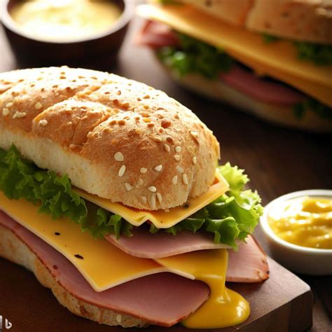 Ham and Gouda Sandwich with Dijon Mustard