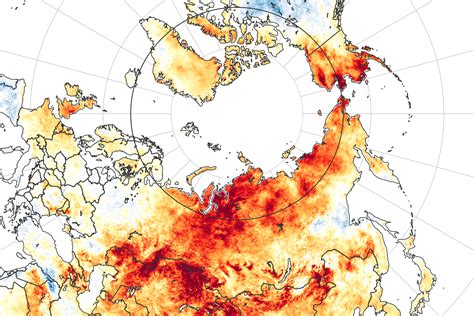 NASA Images Show Extreme Heat and Fires Raging Across Siberia - Newsweek