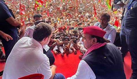 Rahul, Akhilesh leave stage without addressing rally in UP; here’s why ...