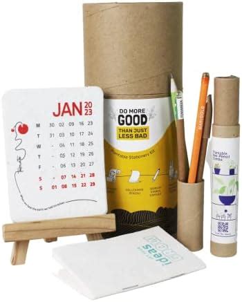 Bioq Plantable Calendar - Pro 2025 Paper Pen + Pencil (2+2) and Notepad ...