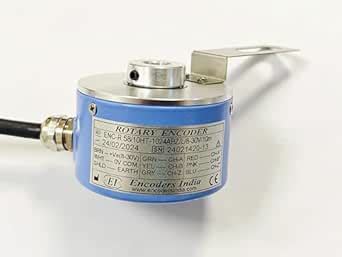 Encoders India Rotary Encoder, outer dia 58mm, 10mm Hollow Through ...