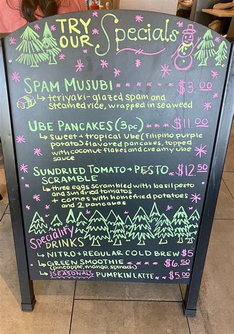 Menu at Aloha Stacks restaurant, Mission Viejo, Santa Margarita Pkwy