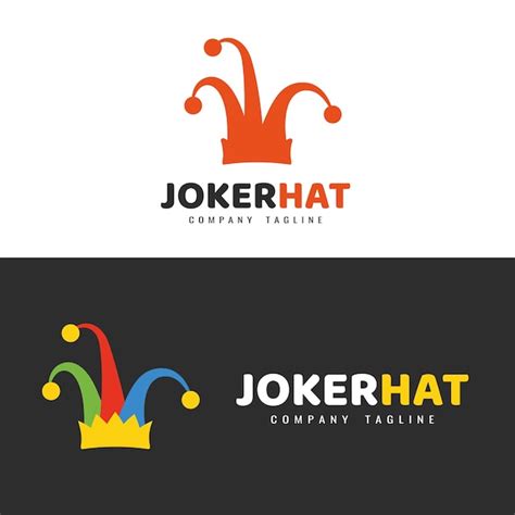 Joker hat logo | Premium Vector