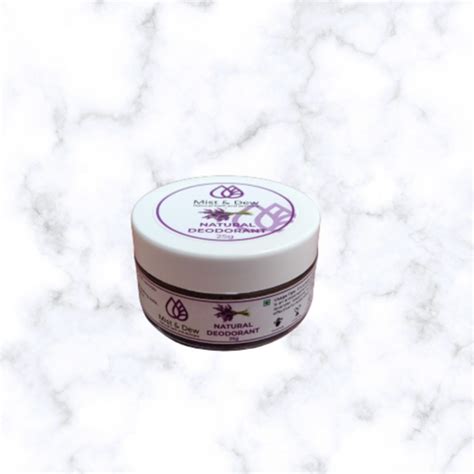Mist & Dew Natural Deodorant Cream – Mist And Dew