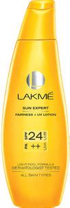 Lakmé Sunscreen - SPF 50 PA++ Sun Expert Fairness UV Lotion - Price in ...