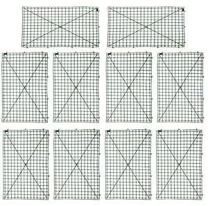 HONUTIGE 10 Pack Grid Plant Wall Frames, Plastic Frame for Flowers Wall ...