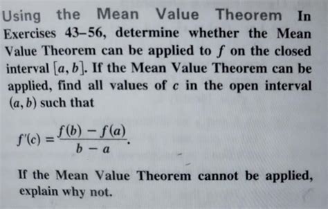 Image result for Mean Value Theorem Examples with Solutions