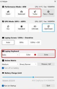Asus Keyboard Light Control 的图像结果