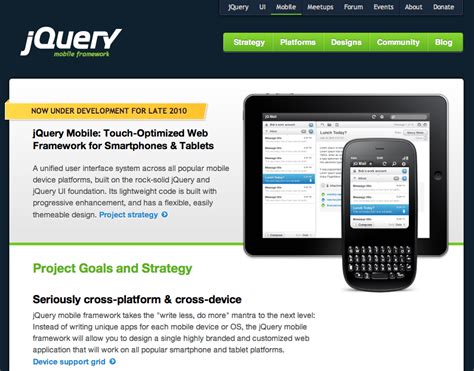Image result for jQuery Mobile