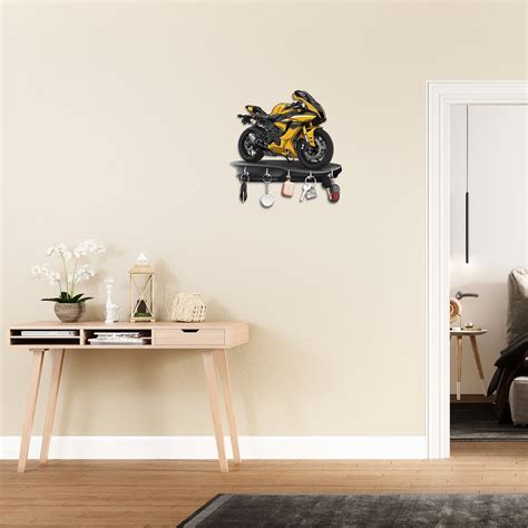 Yellow R15 Bike Keyholder – No Doubt Collective