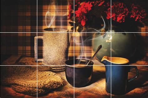 Buy Creative Width Decor Tea Coffee Wall Sticker for Kitchen (Size ...