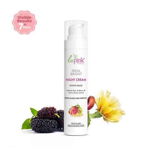Ideal Bright Night Cream by La Pink | Glass Skin Glow & Pigmentation ...