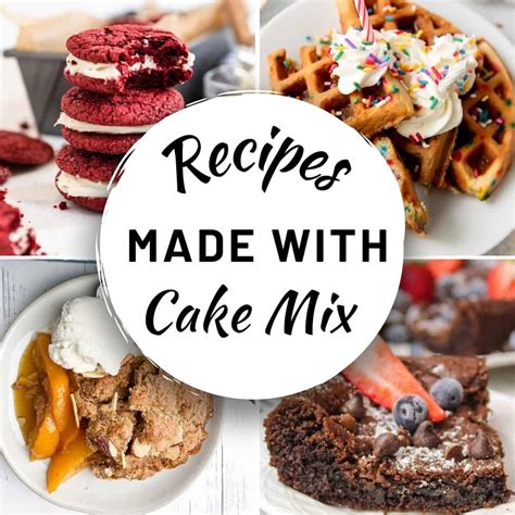 Image result for Recipes Using Box Cake Mixes