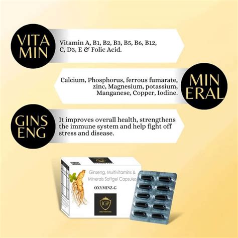 Buy OXYMINZ-G MULTIVITAMIN, MULTIMINERAL CAPSULES WITH GINSENG (60 ...