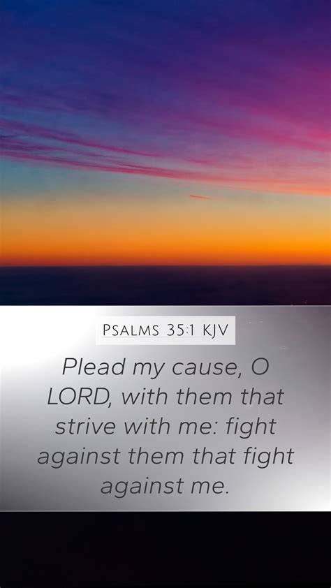 Psalms 35:1 Bible Verse Meaning | Plead my cause, O LORD, with them ...
