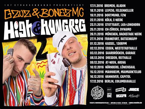 187 Strassenbande präsentiert: Gzuz & Bonez MC | Tour 2016-Tickets ...