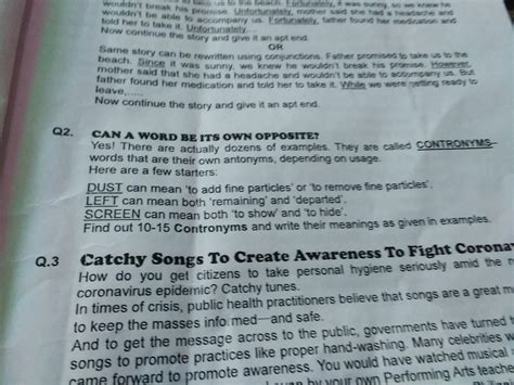 Tell 15 contronyms in the way given below I will mark you as a ...