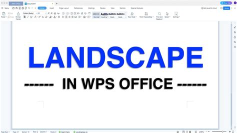 如何在 WPS Office 中横向设置单个页面：分步指南_WPS Office_支持多人在线编辑多种文档格式