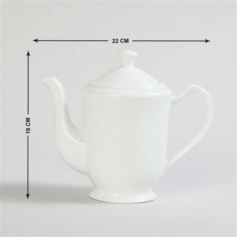 Buy Marshmallow Brook Bone China Tea Pot from Home Centre at just INR 999.0