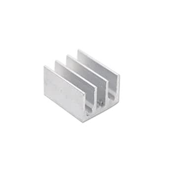 Electronic Spices 2cm X 1.5cm Aluminium Heatsink Ic Chip Radiator Pack ...