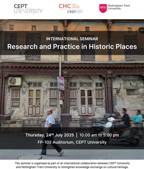 Events | CRDF - CEPT Research and Development Foundation | CEPT ...