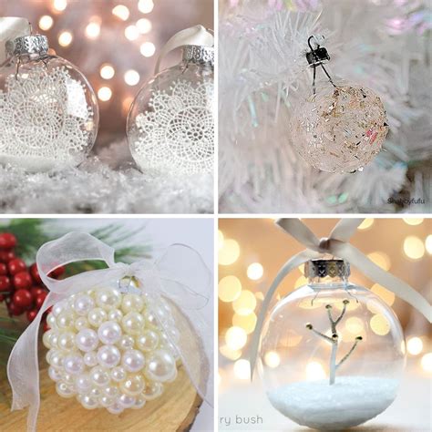 15 Clear Plastic Ornament Ideas ~ Nifty Thrifty DIYer