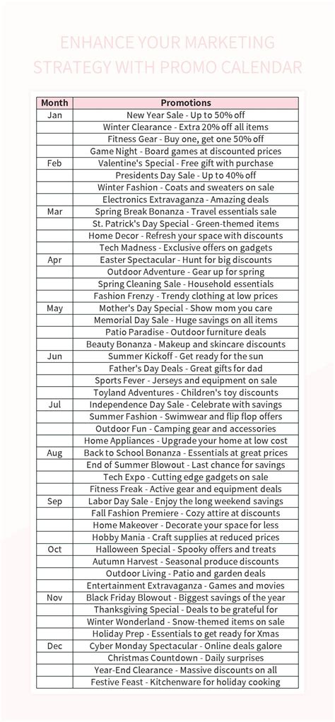 Business Promo Schedule 的图像结果