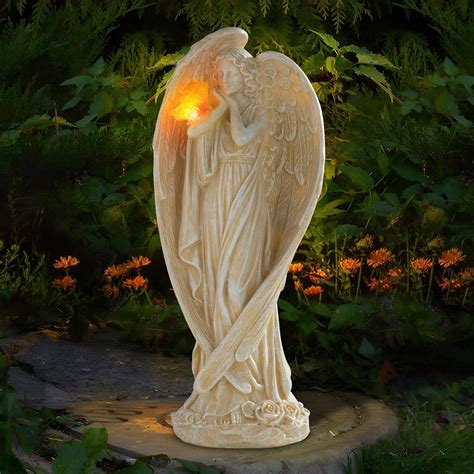 Amazon.com: Ovewios Angel Figurine, Large Angel Garden Statues Outdoor ...