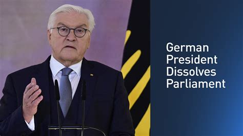 German president dissolves parliament, sets election date