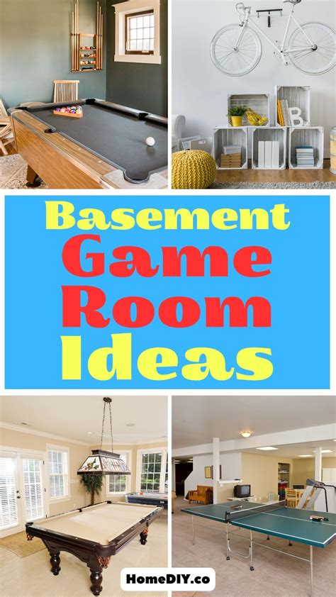 Home Basement Game Room Ideas