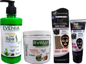 Evenia KERATIN HAIR SPA SHAMPOO 500ML + KERATIN ALOEVERA HAIR SPA 500ML ...