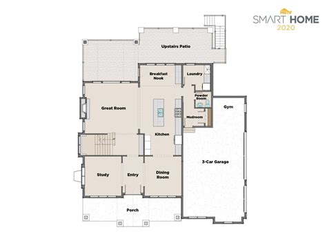 Floor Plan Of Dream Smart Home – homeplan.one