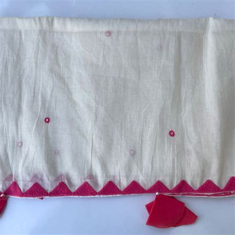 Pink Cotton Tassel Dupatta – anokherang