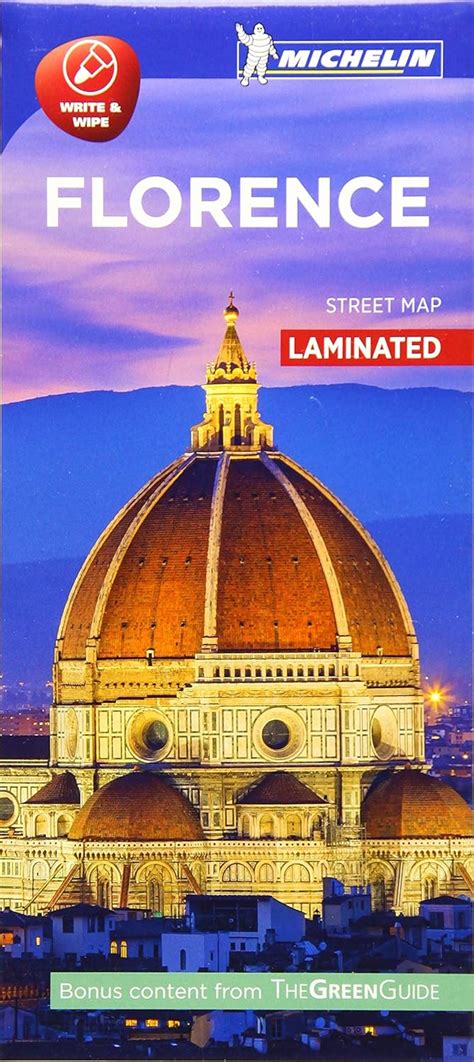 Buy Florence - Michelin City Map 9214: Laminated City Plan (Michelin ...