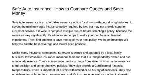 Safe Insurance Quotes.com 的图像结果
