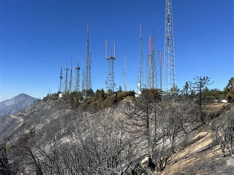 Eaton Fire Reaches Mount Wilson