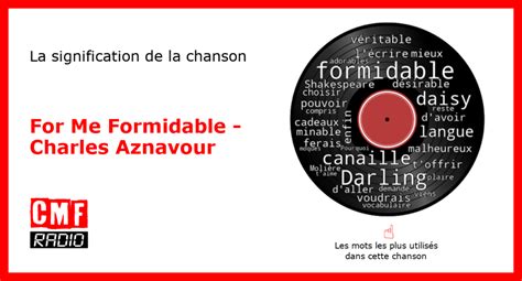 Chanson Formidable Aznavour Paroles 的图像结果