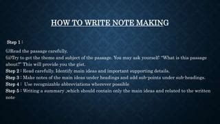 Image result for Note Making 20 Points
