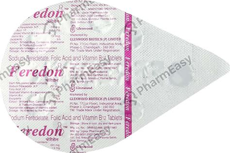 Feredon Strip Of 10 Tablets: Uses, Side Effects, Price & Dosage | PharmEasy